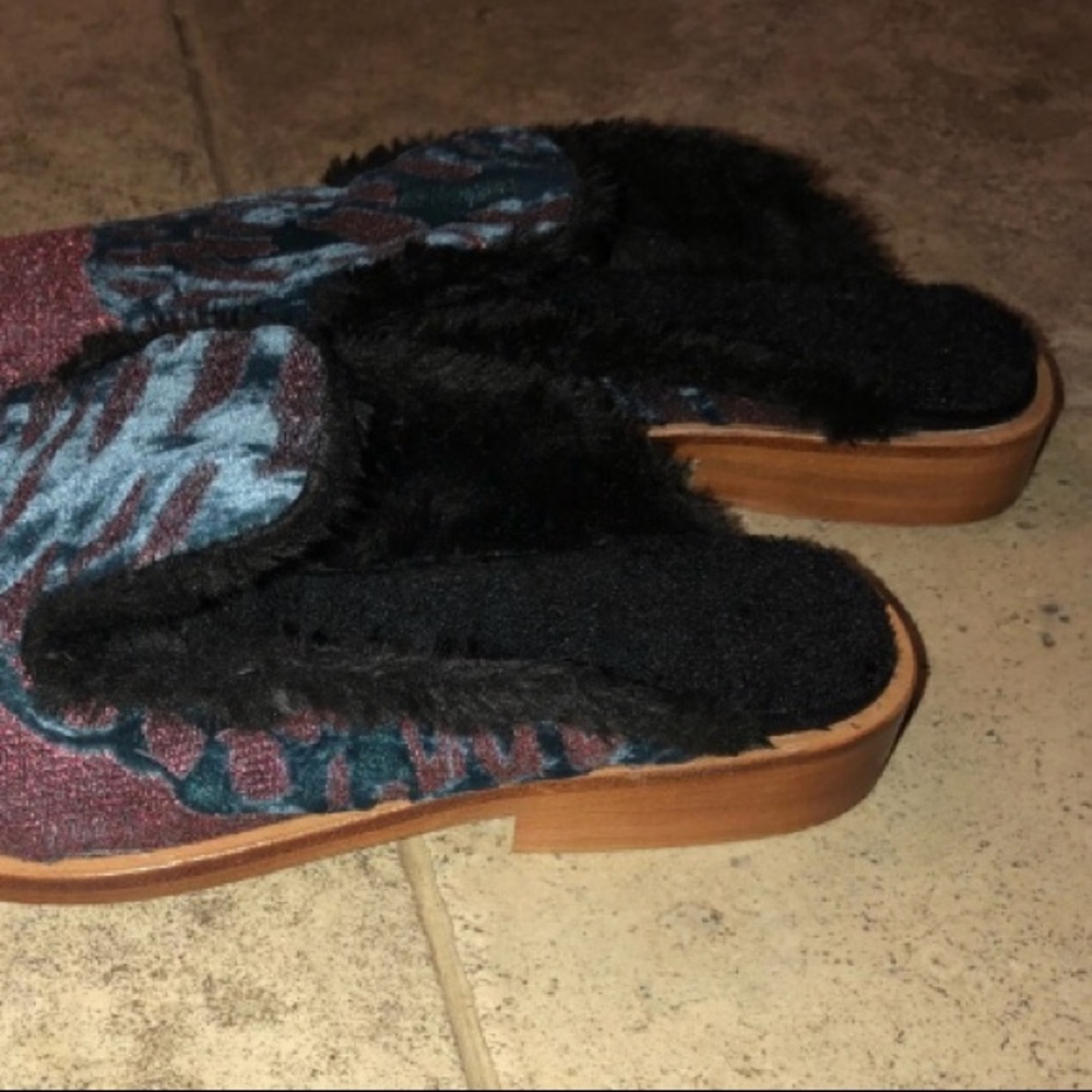 Free People Butterfly Shearling Mules - Picture 5 of 7